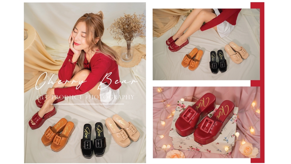 Photography - รับถ่ายภาพสินค้า/Productในสตูดิโอพร้อมนางแบบ มีฉากให้เลือกหลากหลายสีสัน ภาพที่ได้พร้อมใช้งาน 100% - 3