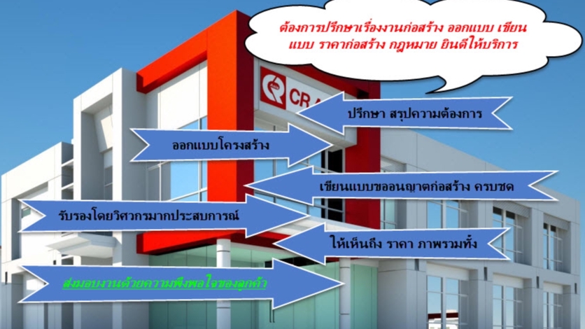 เขียนแบบวิศวกรรมและออกแบบโครงสร้าง - ออกแบบคำนวณโครงสร้าง เขียนแบบวิศวกรรม ประมาณราคาก่อสร้าง พร้อมเซ็นต์รับรองโดยวิศวกร - 1