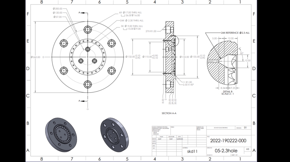 เขียนแบบวิศวกรรมและออกแบบโครงสร้าง - ออกแบบ เขียนแบบ ดราฟงาน 3D/2D Assembly part overall, ที่สำคัญราคาถูก ด้วย SOLIDWORKS - 1