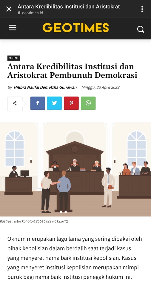 Pengetikan Umum - Kepenulisan Artikel, Esai, dan Opini - 6