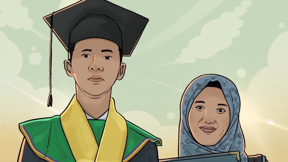 Gambar Potret - Gambar Wajah untuk Kado Ultah dan Pernikahan - 1