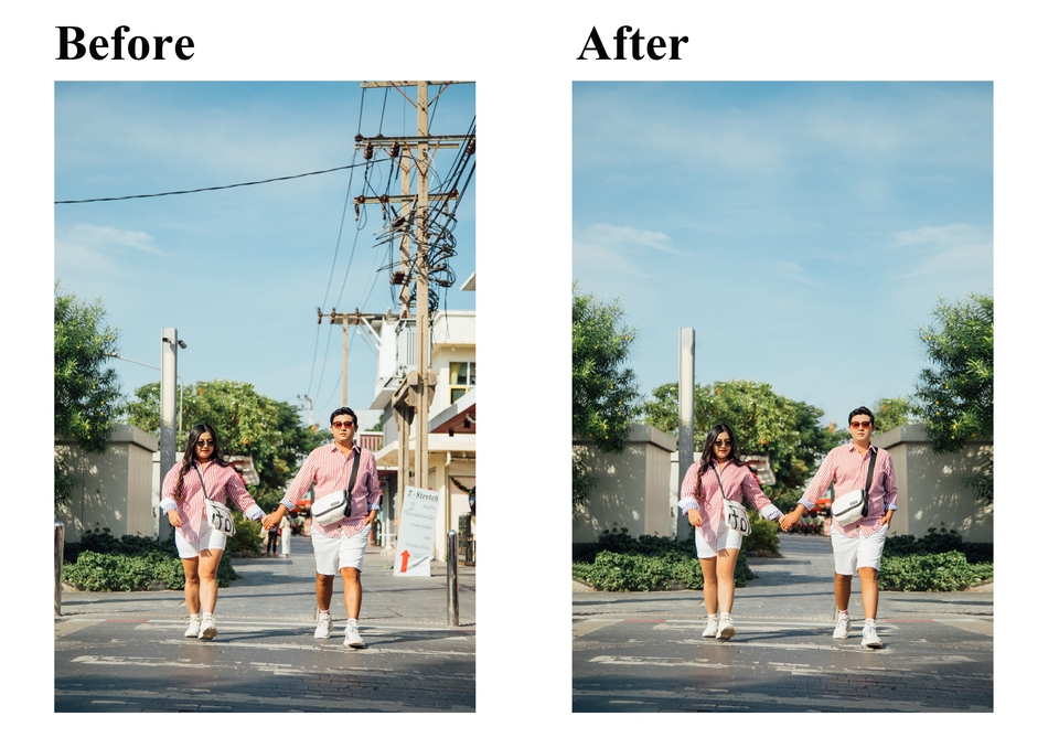 ไดคัท & Photoshop - รีทัช/ไดคัท ออกแบบภาพด้วย Pre Wedding งานรับปริญญา - 5