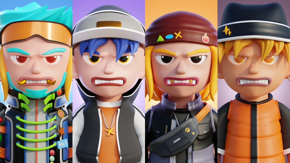 ทำโมเดล 3D - รับทำโมเดล ตัวละคร3D Character Design - 2