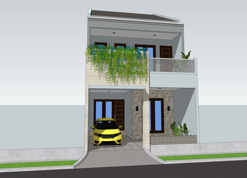 3D & Perspektif - GAMBAR 3D SKETCHUP - 21