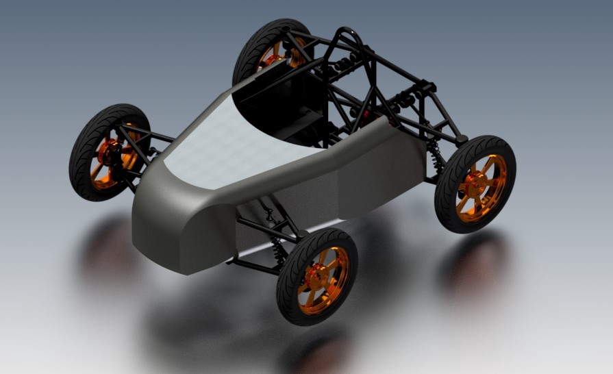 CAD Drawing - Saluran buang (Exhaust manifold) - 2