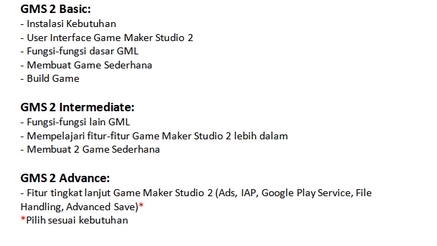 Kursus Online - Kursus Private dan Mentoring: Game dan Web Development - 3