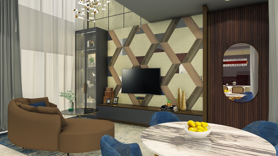 3D & Perspektif - Desain Interior (Lengkap dengan material asli) - 3D Visual, Render - 18
