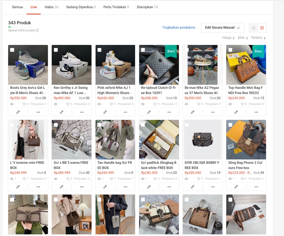 Update Produk Toko Online - All-in Kilat Jasa uploud produk Shoppe,Tiktokshop,Tokopedia,Lazada,Whatsapp bussines,Bukalapak - 3