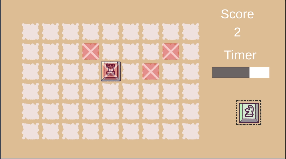 Jasa pembuatan game Android dengan UI sederhana yang menampilkan skor, timer, dan papan permainan.