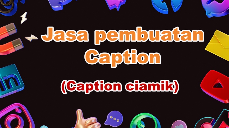 Jasa Penulisan & Pembuatan Caption Instagram dan Sosial Media - Jasa Pembuatan Caption Social Media