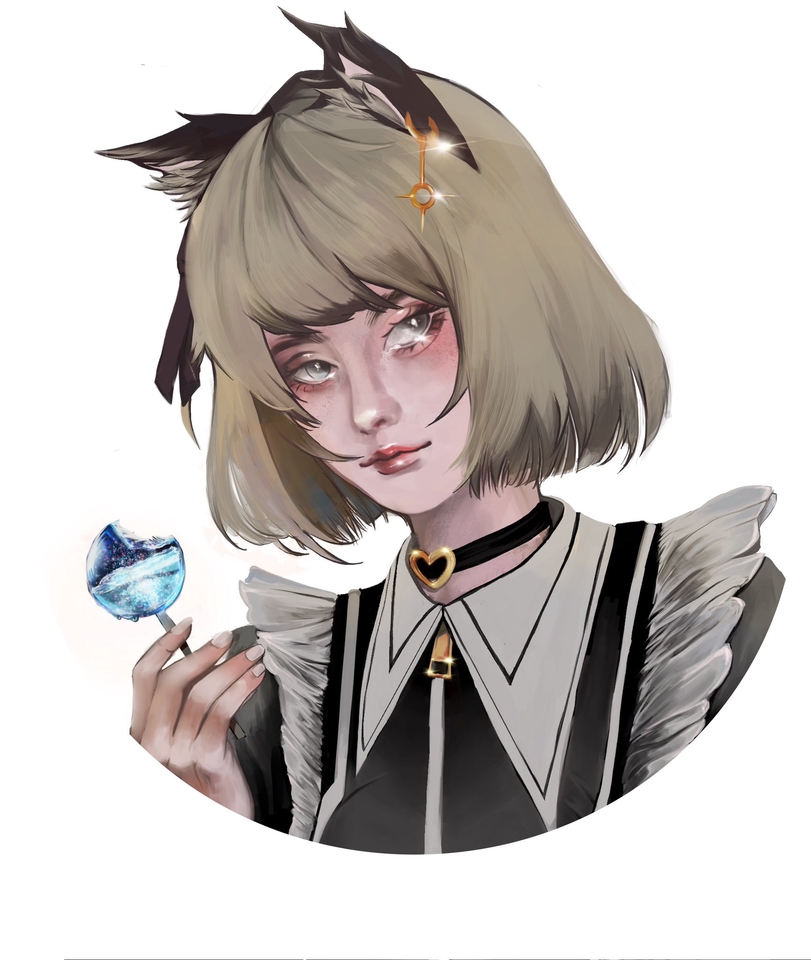รับวาดภาพประกอบตัวละครอนิเมะ สไตล์น่ารัก