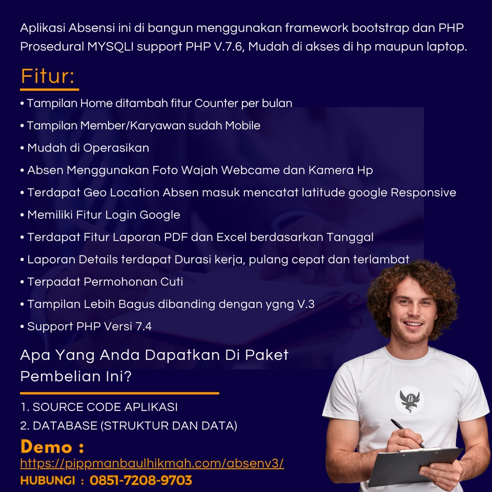 Web Development - Aplikasi Absensi Online Detect Location Berbasis WEB - 6