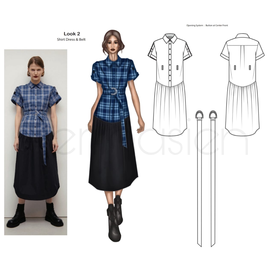 Gambar dan Ilustrasi - FASHION DESIGN-ILLUSTRATION & TECHNICAL DRAWING - 15
