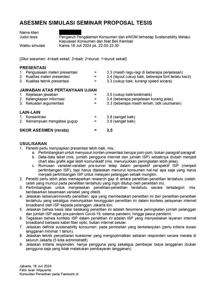 Jasa Lainnya - Simulasi Sidang Ujian Skripsi/Tesis - 5