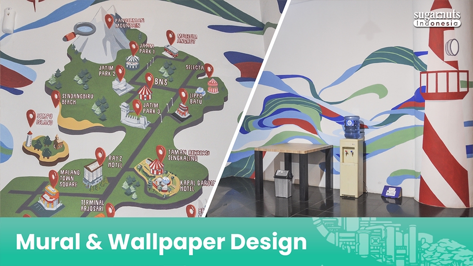 Gambar dan Ilustrasi - Mural & Wallpaper Design - 7