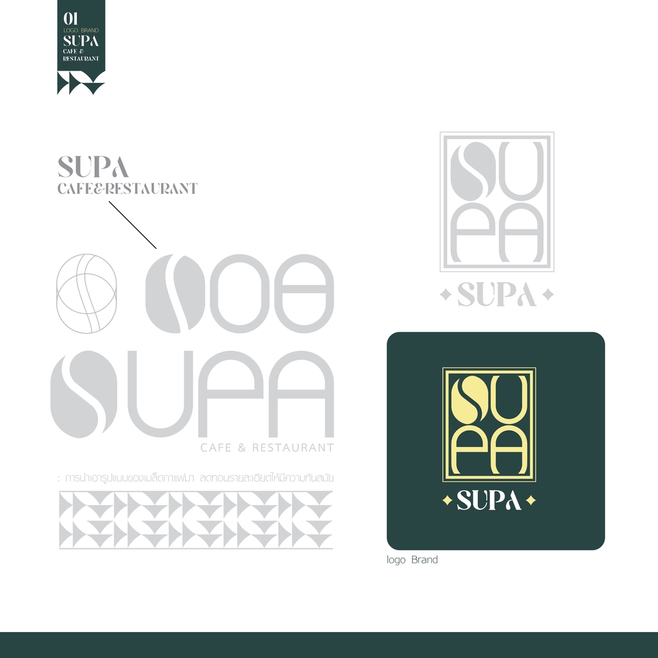 รับออกแบบโลโก้ร้านอาหาร ออกแบบโลโก้สไตล์มินิมอล รับออกแบบโลโก้ร้านค้า โลโก้เรียบหรูดูแพง