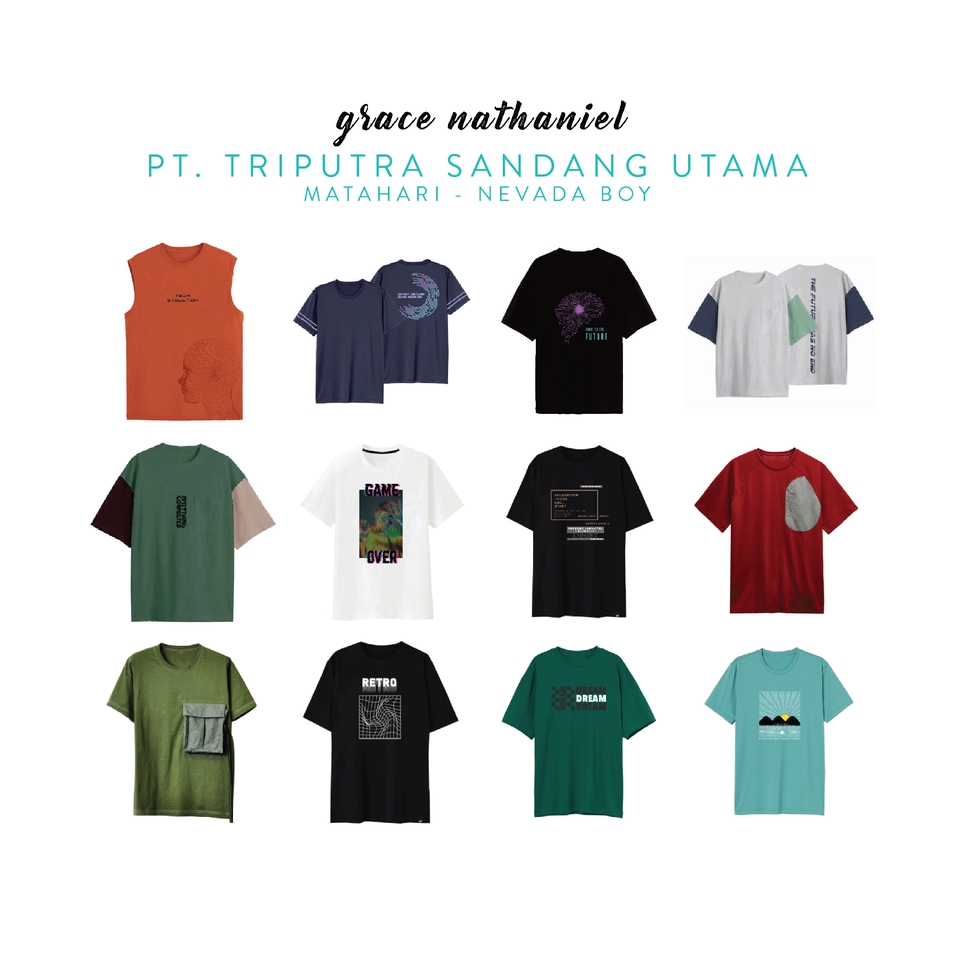 Desain Kaos & Motif - Design Kaos / TShirt Dewasa & Anak - Anak - 5