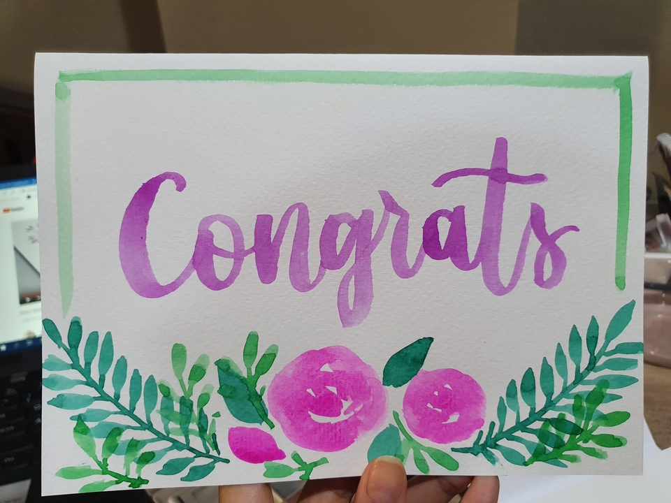 วาดภาพประกอบ - เขียน Calligraphy ภาษาอังกฤษด้วยอุปกรณ์ต่างๆเป็นชิ้นงานจริงและไฟล์ดิจิตอล - 15