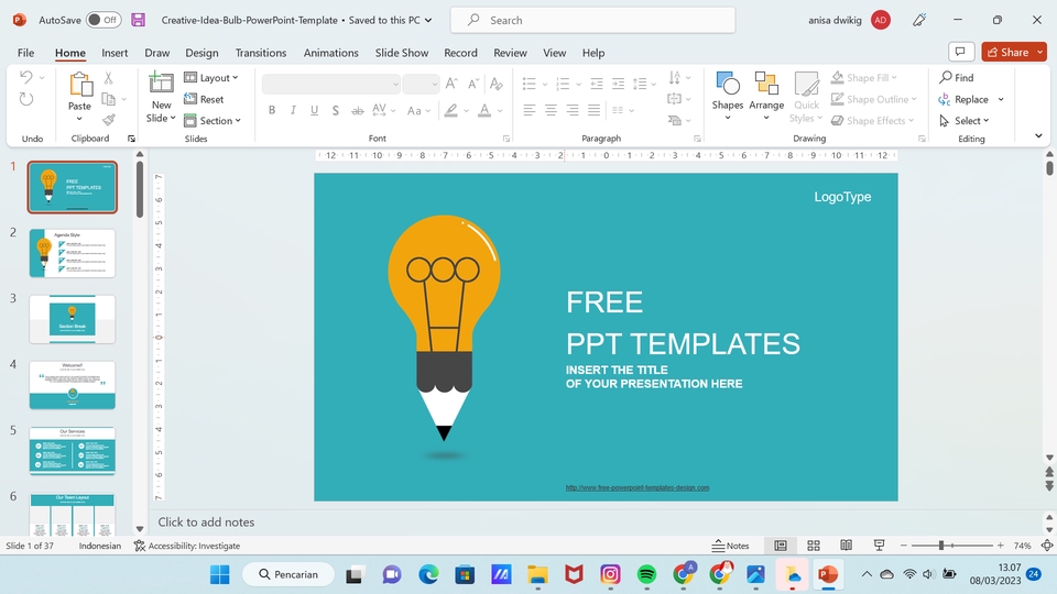 Presentasi - PPT MENARIK UNTUK SEMUA JENIS TUGAS KULIAH, SEMPRO, SEMHAS, SIDANG, DAN COMPANY PROFILE - 5