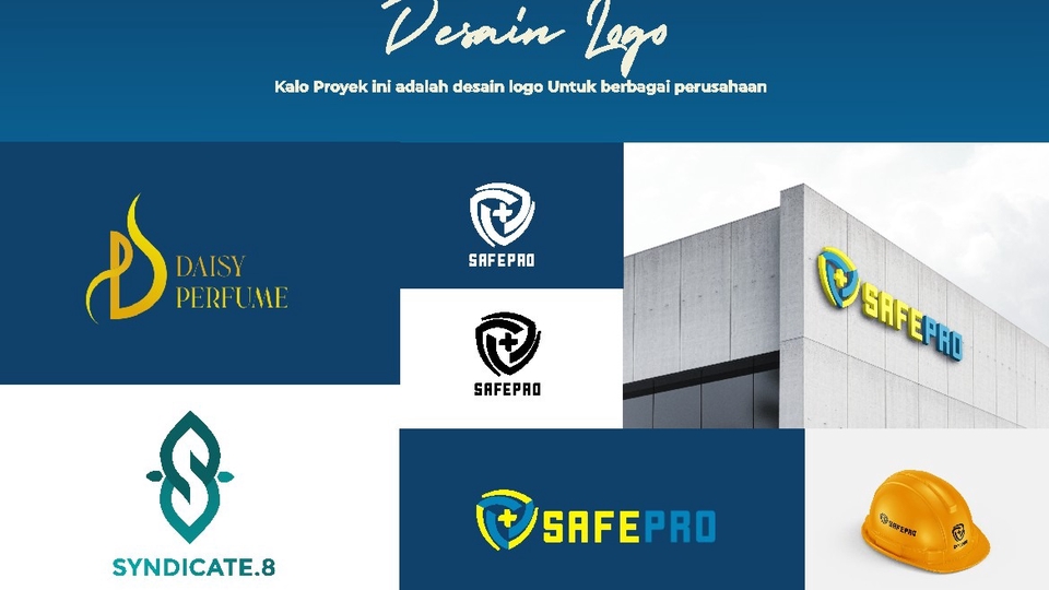 Desain logo perusahaan dan logo bisnis profesional keren untuk cafe, restoran, parfum, dan esport.  Jasa desain logo online murah dan cepat.