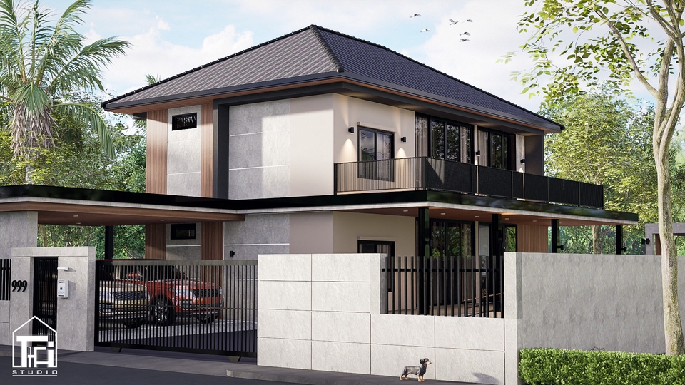 3D Perspective - รับทำภาพ3D Perspective ภายนอก,ภายใน,หรือมุมที่ต้องการ - 1
