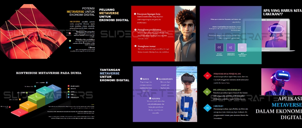 Presentasi - METAVERSE PowerPoint Template SIAP PAKAI Tanpa Edit - 5