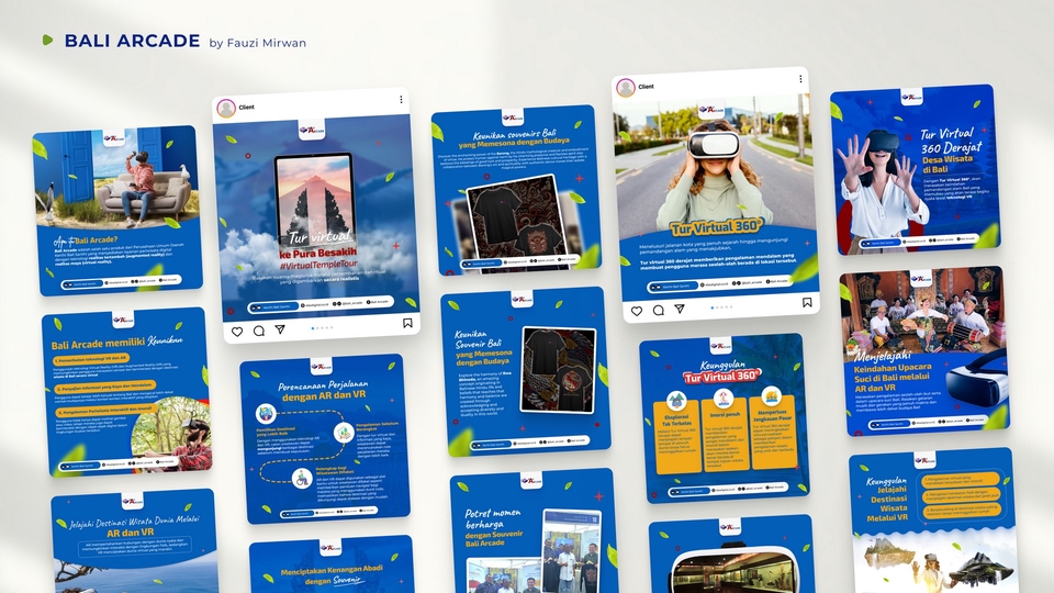 Jasa desain banner instagram Bali Arcade untuk promosi di media sosial