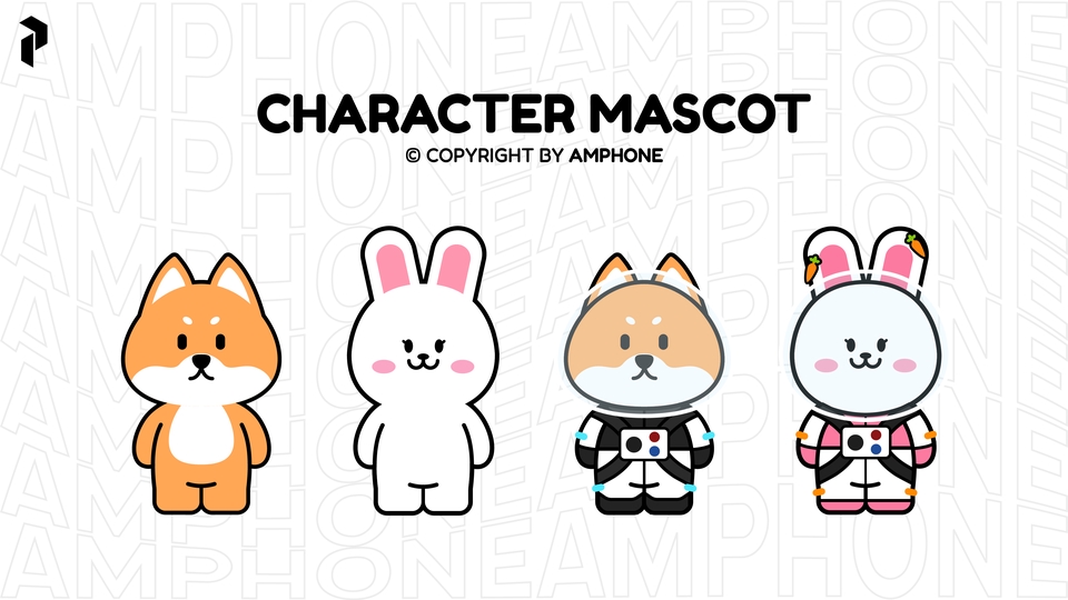 ออกแบบ Character & Mascot - รับออกแบบ Character / Mascot / Logo Vector สไตล์ Flat มินิมอล ทันสมัย เรียบง่าย  - 15