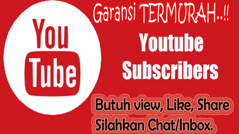 Tambah Followers - GARANSI YOUTUBE SUBSCRIBER NON DROP, BISA REQUEST JUMLAH - 1