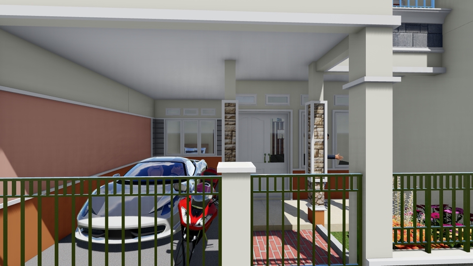 3D & Perspektif - JASA DESAIN RUMAH GAMBAR 3D PRESFEKTIF - 8