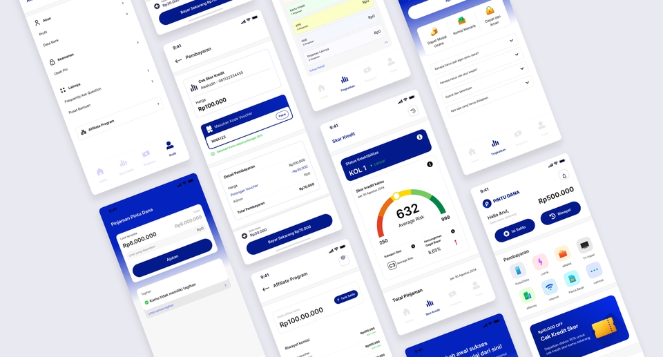 UI Design Aplikasi Mobile Berbasis Ecomerce Afiliasi