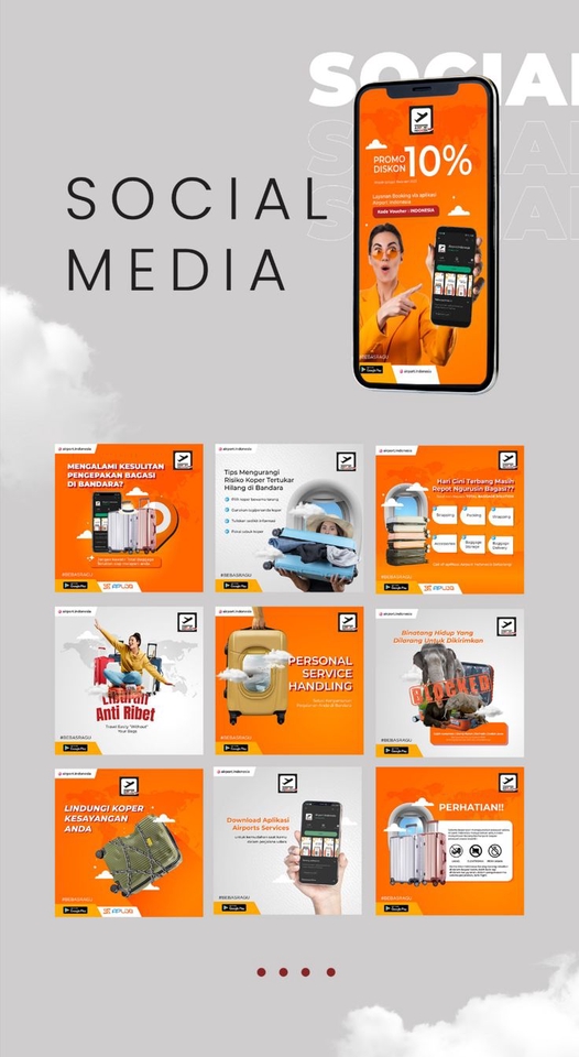 Banner Online - Design canva pamflet  - 3