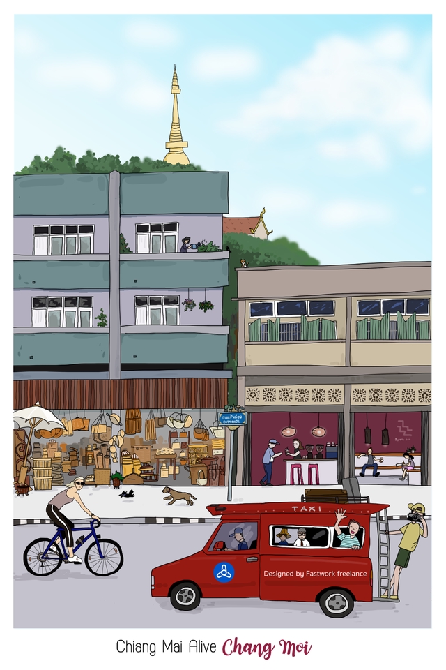วาดภาพประกอบ - วาดภาพประกอบฟรีสไตล์ - 14