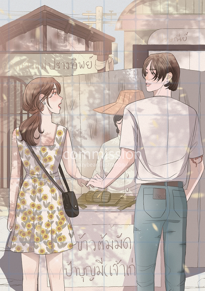 รับวาดภาพเหมือน การ์ตูน คนคู่รัก วาดภาพเหมือนคน