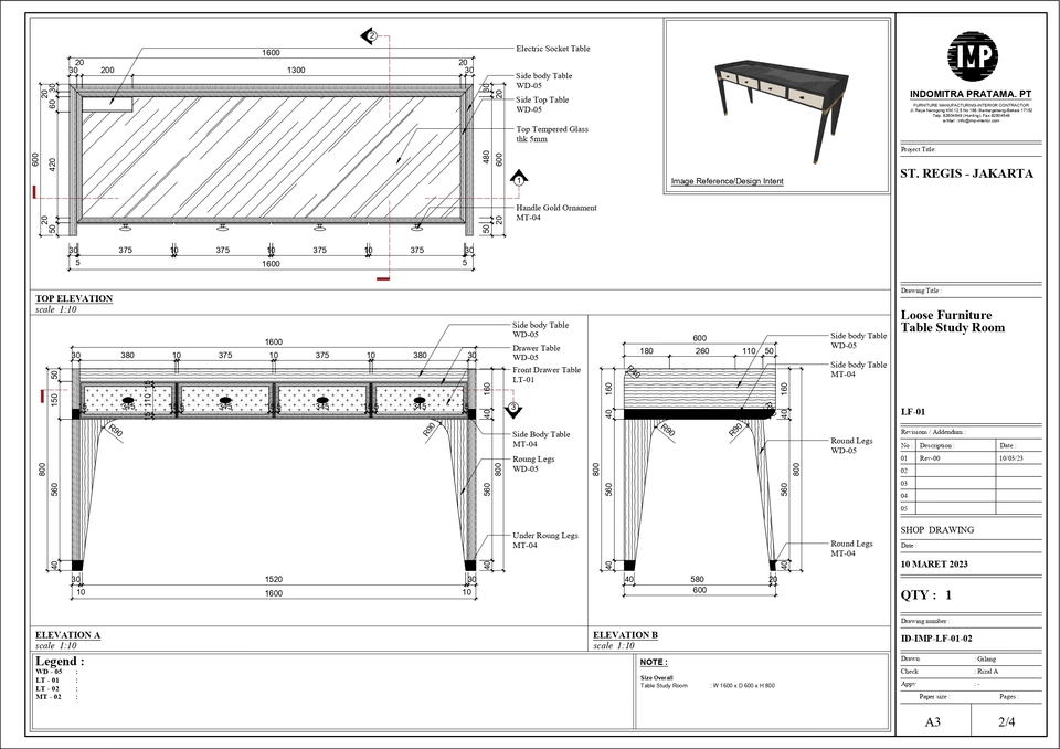 CAD Drawing - SHOP DRAWING INTERIOR Profesional & Hasil Cepat - 3