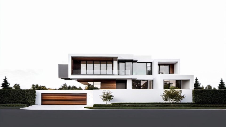 ออกแบบบ้านพักอาศัย สไตล์โมเดิร์น สวยหรู