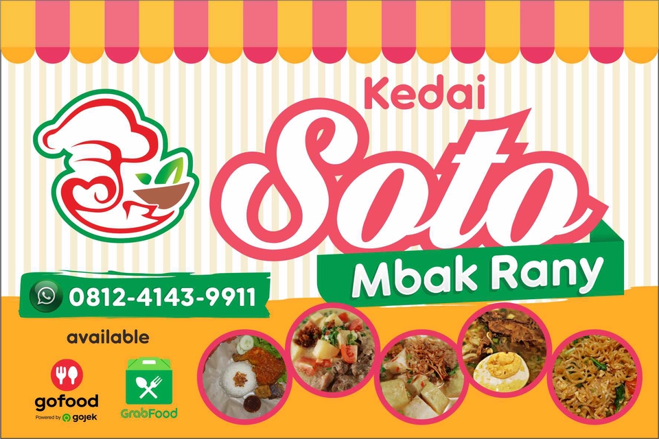 Desain banner instagram promosi Soto Mbak Rany, jasa desain banner online shop