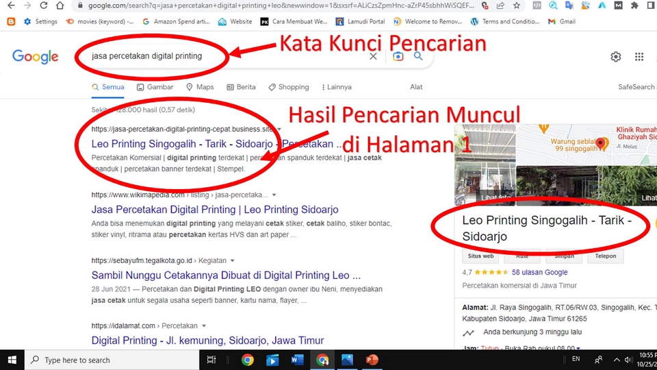 Digital Marketing - Optimasi Google Map & Profil Bisnis muncul di halaman 1 mesin pencari Google - 6