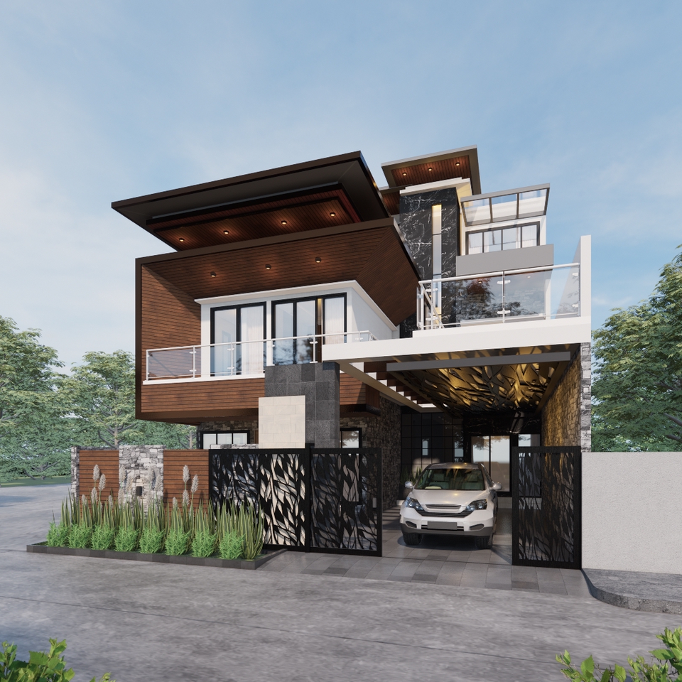 3D & Perspektif - DESIGN ARSITEKTUR & INTERIOR - 3D MODELING - RENDER - 4