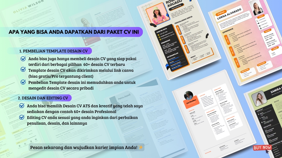 Portfolio & Resume - JASA DESAIN DAN PEMBUATAN CV ATS DAN CV KREATIF {MURAH DAN CEPAT SELESAI} - 3