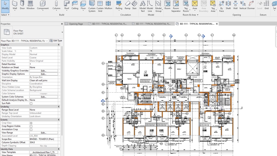 เขียนแบบวิศวกรรมและออกแบบโครงสร้าง - รับจัดทำ BIM Model โดยใช้โปรแกรม Revit - 1