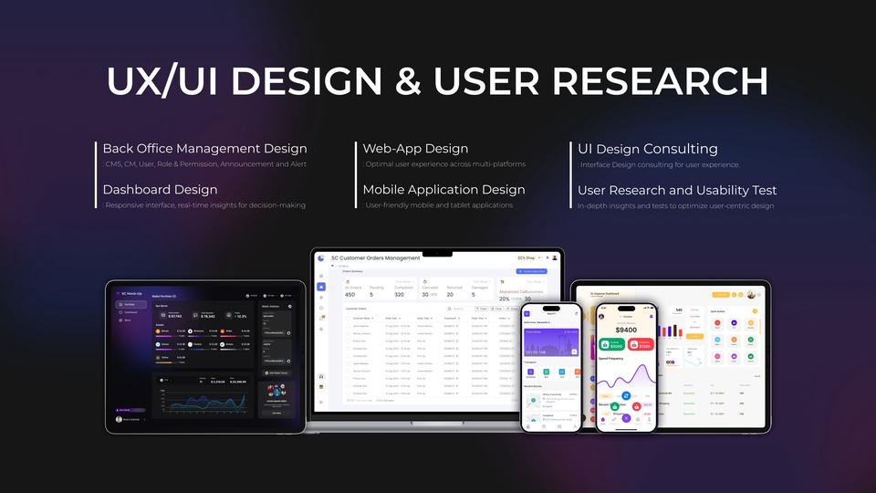 รับออกแบบเว็บไซต์ ออกแบบแอพพลิเคชั่น ออกแบบ UI UX สำหรับแพลตฟอร์ม freelancers