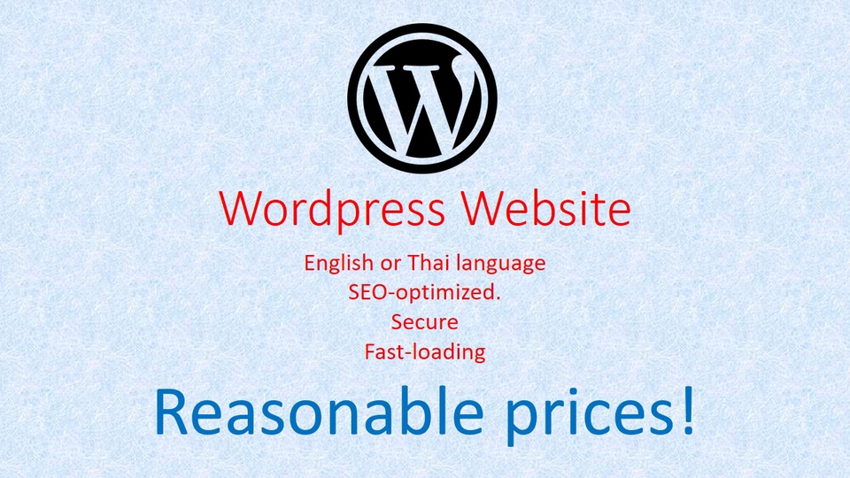 Wordpress - รับทำเว็บไซต์ด้วย WordPress และ ร้านค้าออนไลน์ - 2