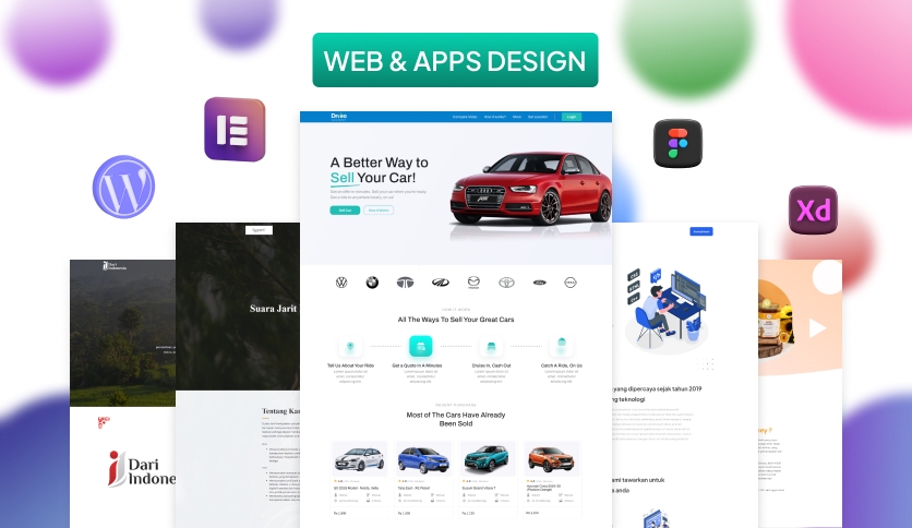 Desain Web - Desain Website Profesional FIGMA | WORDPRESS | ADOBE XD - 3
