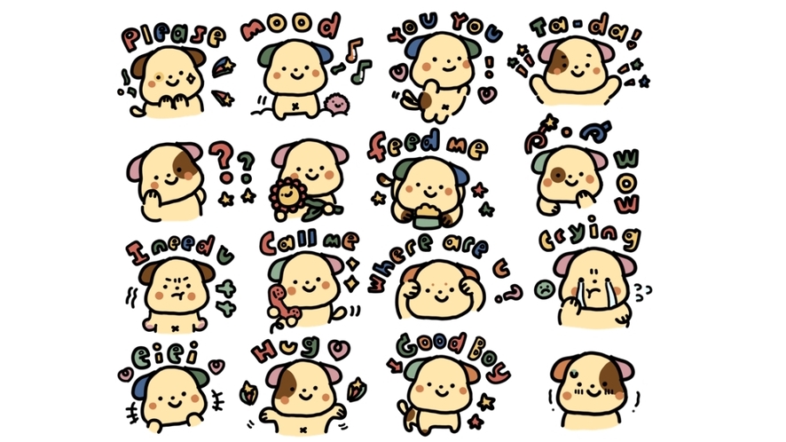 ออกแบบ LINE Sticker - รับออกแบบวาด sticker line น่ารัก ๆ พร้อมแนะนำการทำ - 5