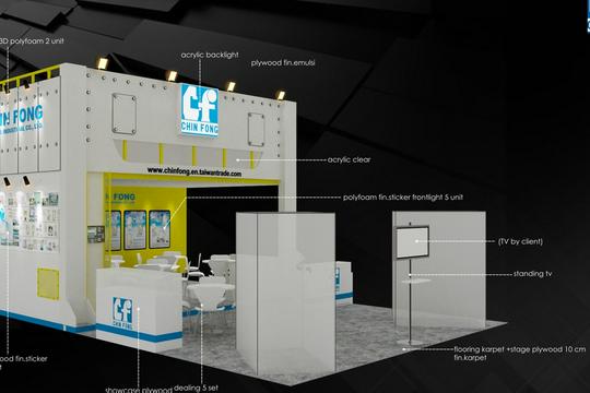 3d Design Booth Pameran Exhibition Booth Berpengalaman