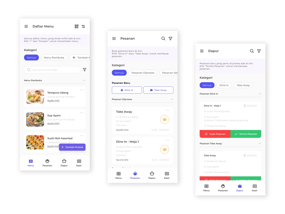 Jasa Pembuatan UI/UX Design untuk Mobile Apps.