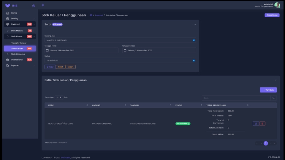 Web Development - Sistem Manajemen Persediaan (Inventory) & Kas - 3