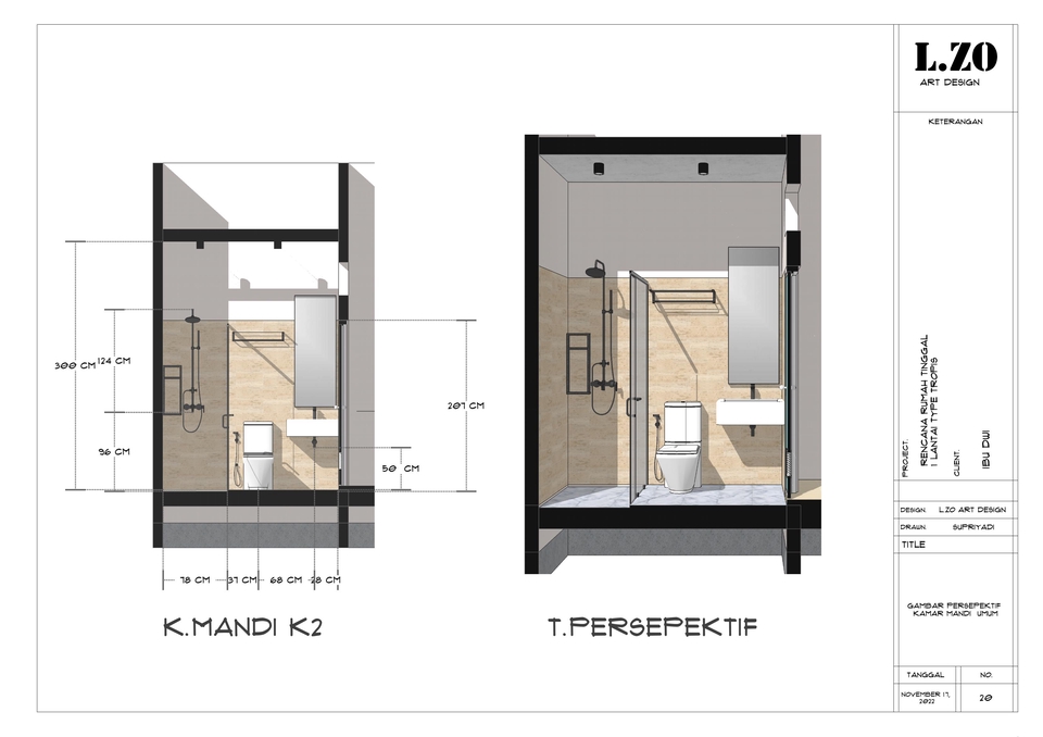 CAD Drawing - JASA DESAIN ARSITEKTUR 1 HARI SELESAI - 8