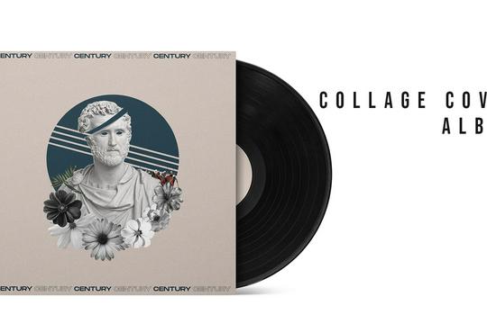 Jasa Mockup Produk dan Kemasan Produk Online - Cover/Sampul Album Collage, 2 Hari Kelar.